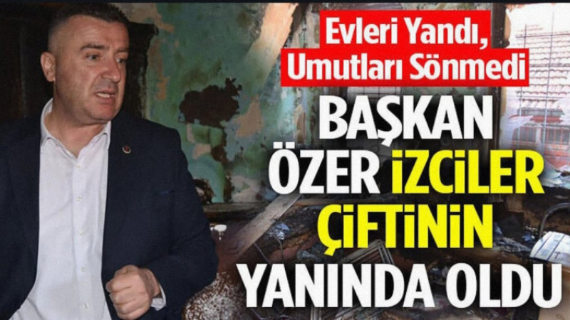 Başkan Özer İzciler Çiftinin Yanında Oldu!
