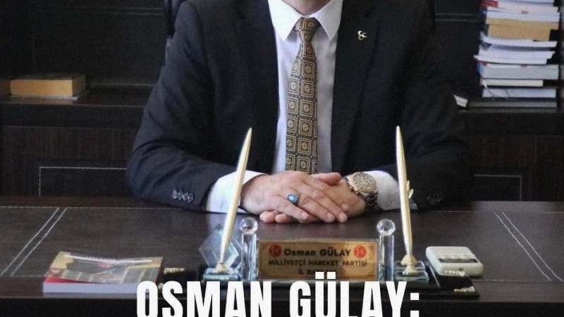 MHP Isparta İl Başkanı Osman Gülay, 