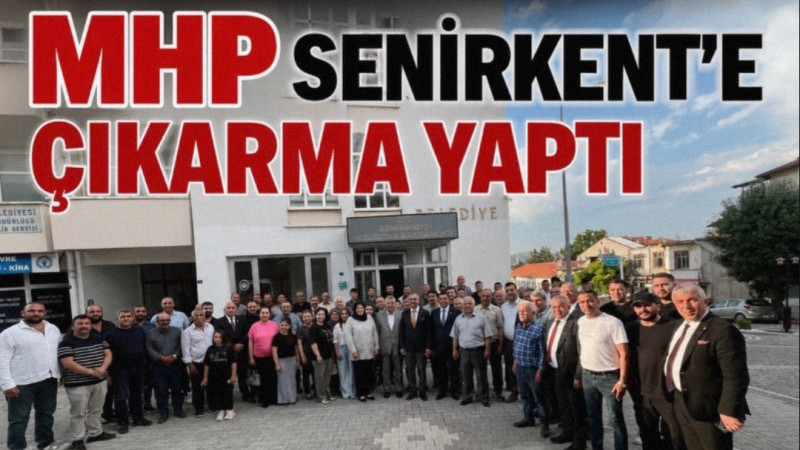 Milliyetçi Hareket Partisi Isparta İl Teşkilatı Senirkent’e çıkarma yaptı.
