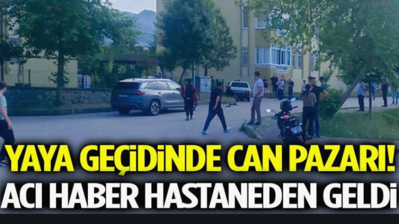 Yaya Geçidinde Can Pazarı! Acı Haber Hastaneden Geldi