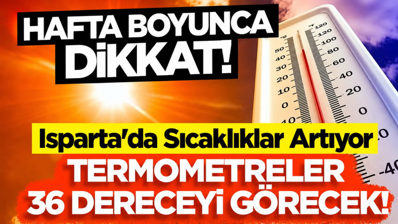 Termometreler 36 Dereceyi Görecek!
