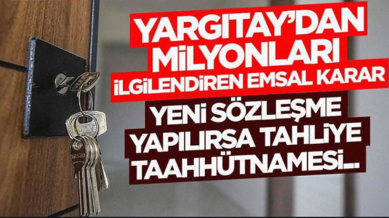 Yargıtay’dan Milyonları İlgilendiren Emsal Karar