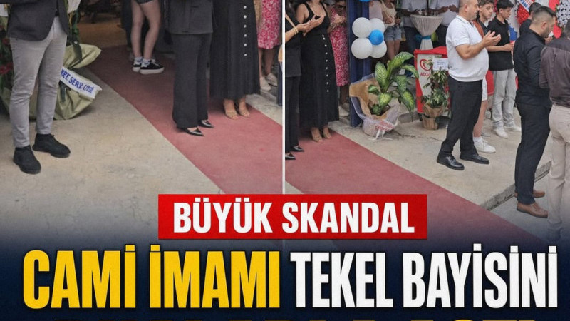 Büyük skandal! Cami imamı tekel bayisini dualarla açtı
