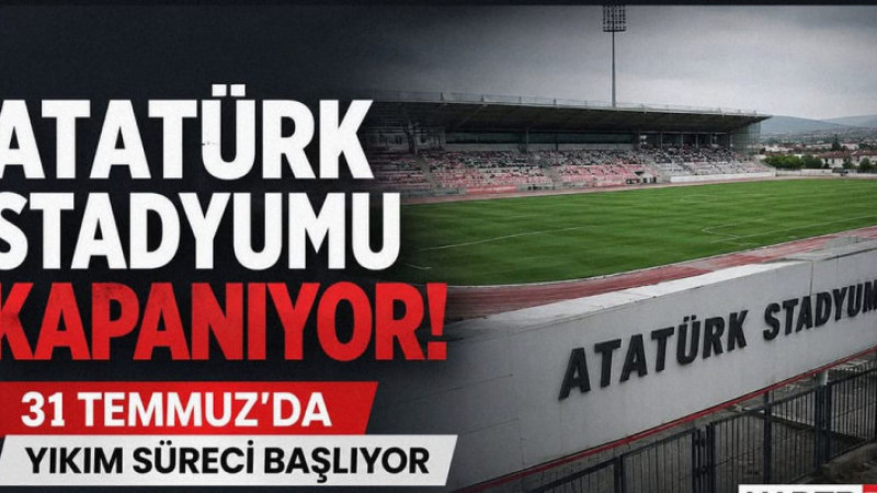 Dikkat! Atatürk Stadı 31 Temmuz’da Spora Kapatılıyor!