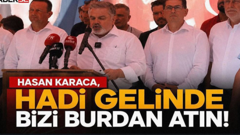 Hasan Karaca’dan Sert Mesaj: “Hadi Gelin de Bizi Buradan Atın