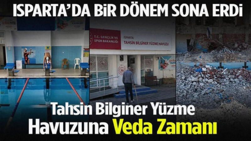 Tahsin Bilginer Yüzme Havuzuna Veda Zamanı