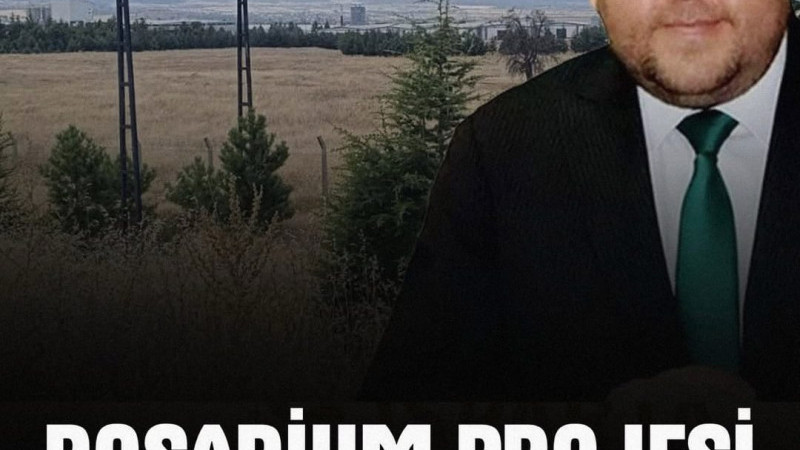 Rosarium Projesi raftan indi Mülkiyeti Özel İdare’ye ait, İstanbul yolu üzerinde bulunan fuar alanın
