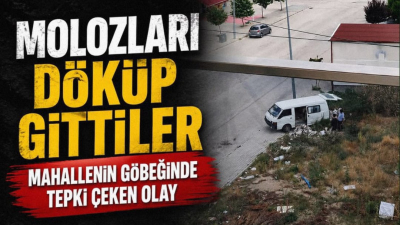 Çünür Mahallesi’nde Tepki Çeken Görüntü: Boş Arsaya Moloz Döküyorlar