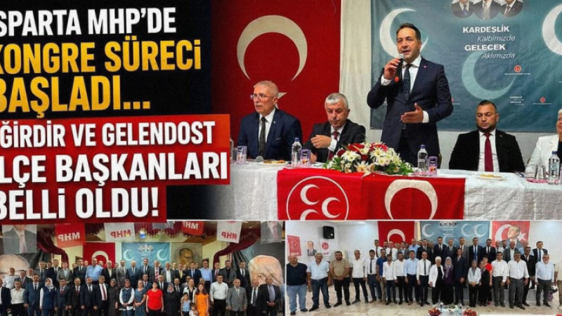 MHP'de Eğirdir ve Gelendost İlçe Başkanları Belli Oldu!