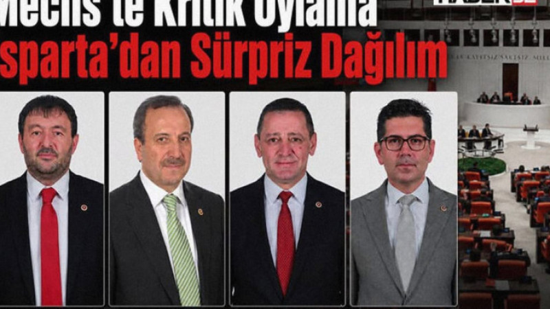 Meclis’te Kritik Oylama: Isparta’dan Sürpriz Dağılım