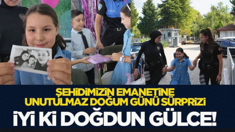 Şehidimizin Emanetine Unutulmaz Doğum Günü Sürprizi