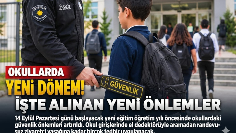 Okullarda yeni dönem! İşte alınan yeni önlemler