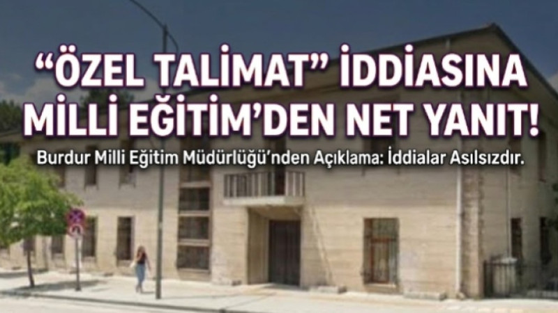 Burdur'da Sendika Resmen Savaş Açtı, Milli Eğitim'den Son Dakika Yanıtı Geldi!